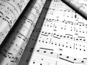 music sheet background