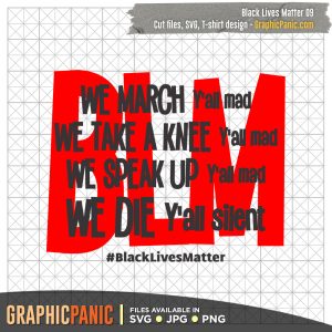 Black Lives Matter 08 I Can’t Breathe Digital Cut Files
