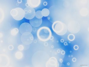 Bokeh Blue Background for Powerpoint
