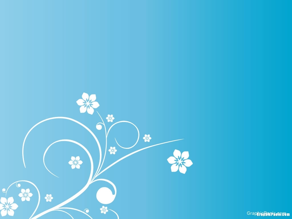 flower with blue background