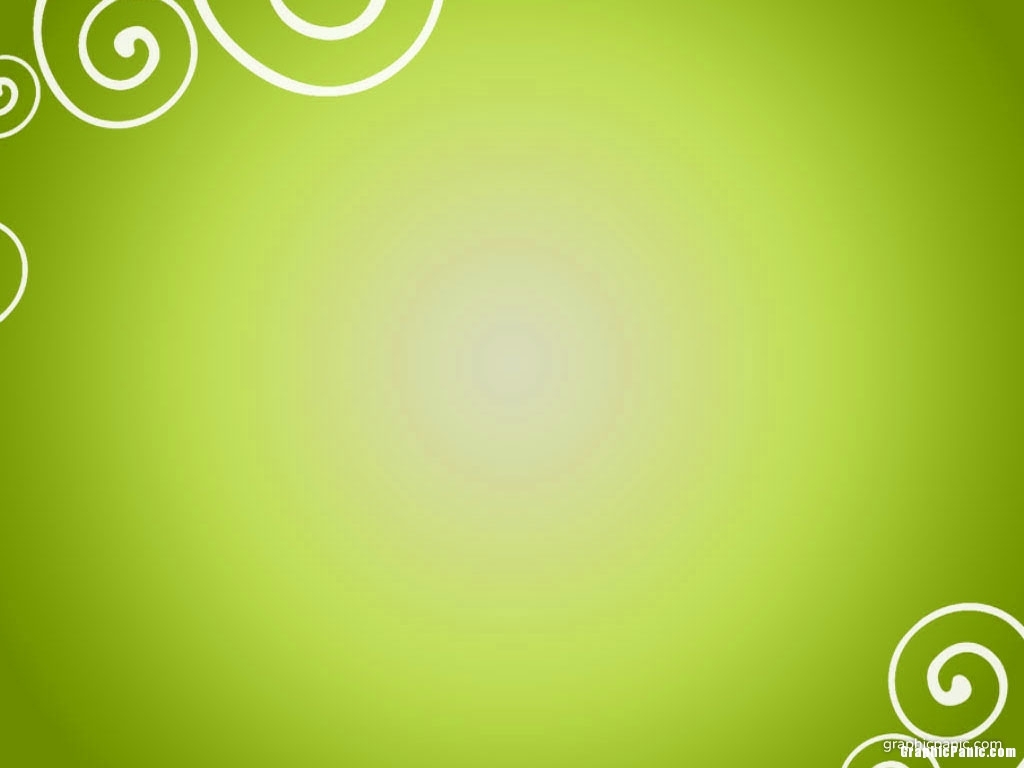 green spiral ornament powerpoint background
