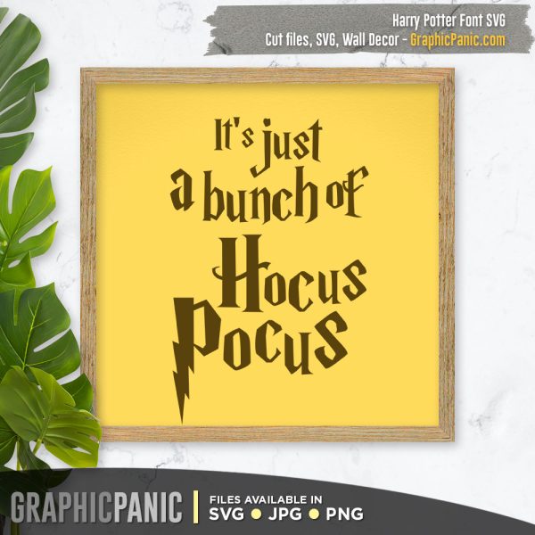 Harry Potter Font SVG