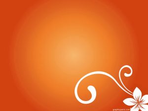 orange background powerpoint design