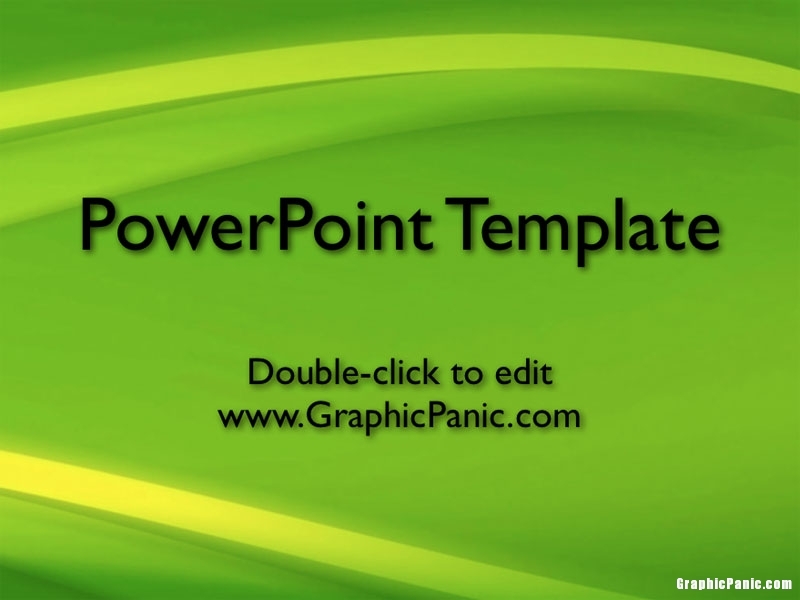 professional green powerpoint template